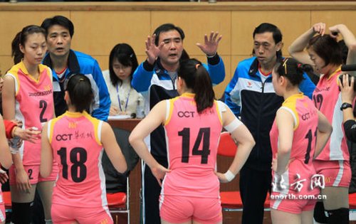 刘晓明不满天津<em>女排战况</em> 浙江主帅称防守不利