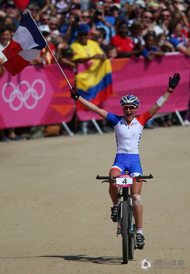 女子山地自行车史庆兰第12 法国名将夺得金牌