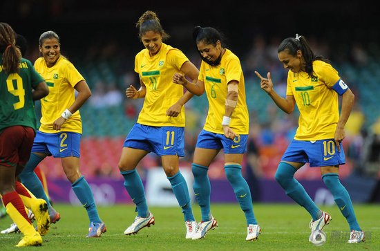 女足首轮综述:巴西5-0大胜 美国日本皆奏凯