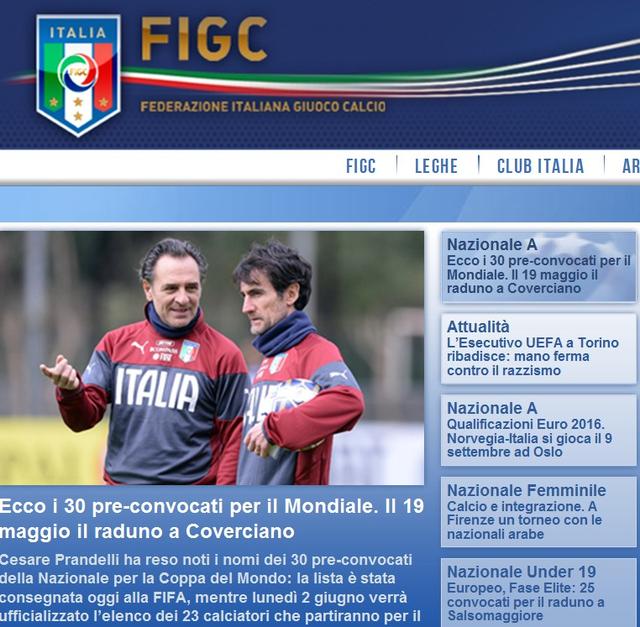 意大利世界杯30人名单：尤文6将 迪亚曼蒂落选