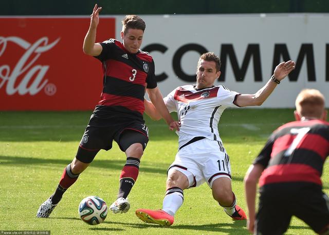 张力:揭秘德国队集训陪练张力 克洛泽勒夫创举