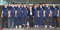 高清：韩国男篮抵达仁川机场 出征2019世界杯