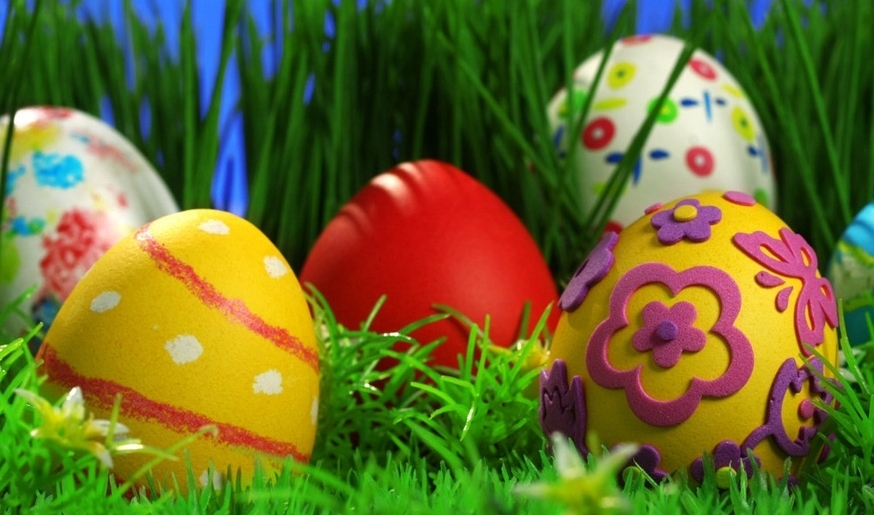 疯狂鸡蛋 色彩斑斓彩绘蛋_大楚网_腾讯网