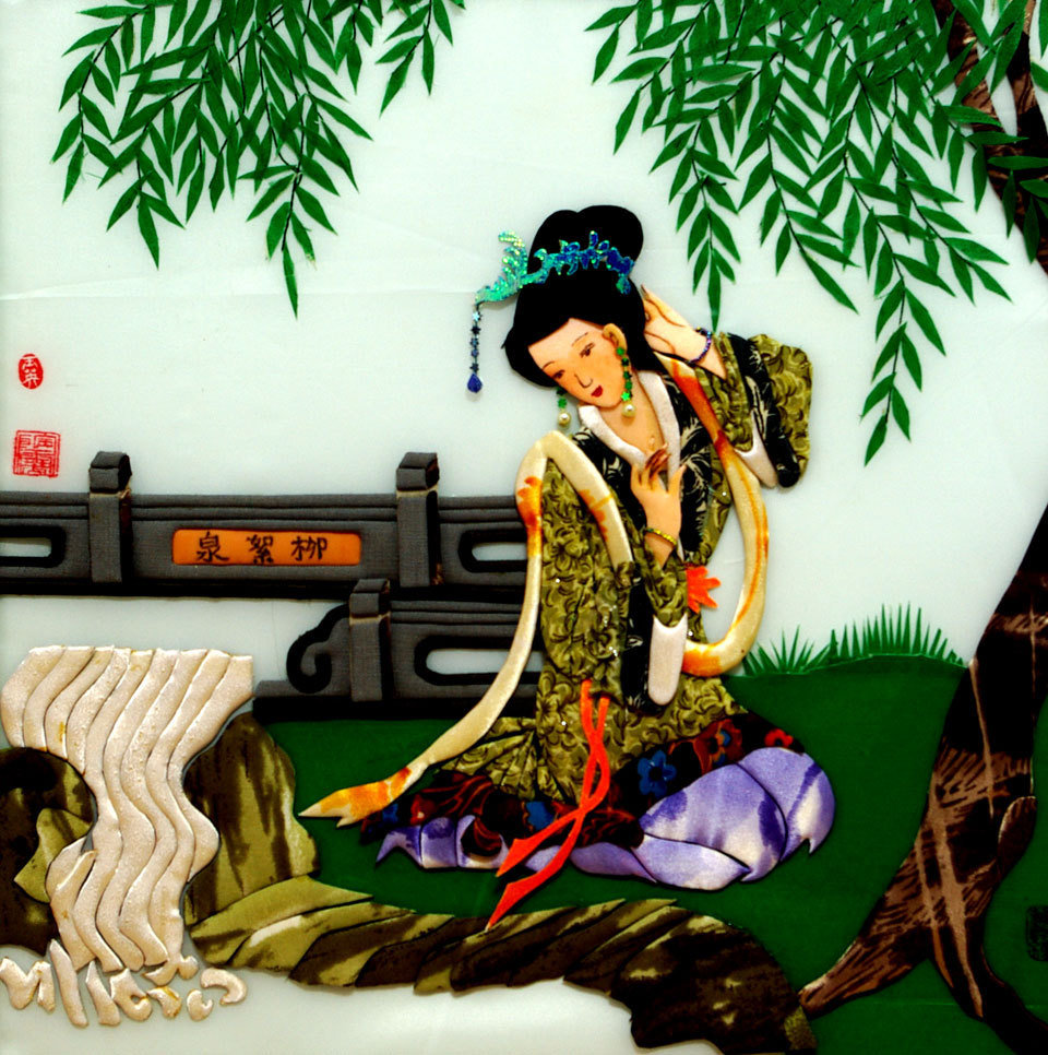 满族剪纸:布贴画-抚顺满族风情特色