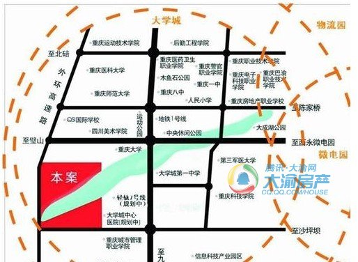 重庆大学城人口数量_...群将达百万人 重庆大学城商机多(2)