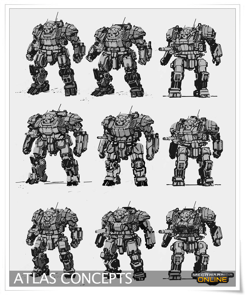 机甲战士ol新推重装机甲 最新游戏原画