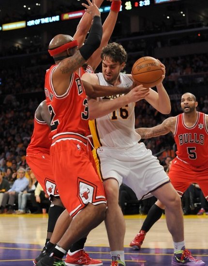 组图:湖人遭公牛逆转 飞侠最后被冒成罪人