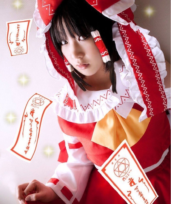 身材火爆!日本白皙学生妹cosplay写真