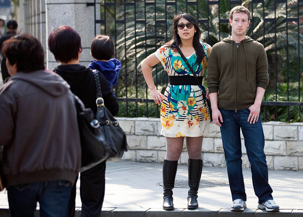 Facebook创始人扎克伯格携女友现身上海！