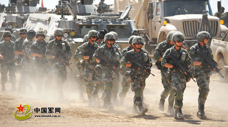 和平使命2012中国参演部队单兵装备新潮