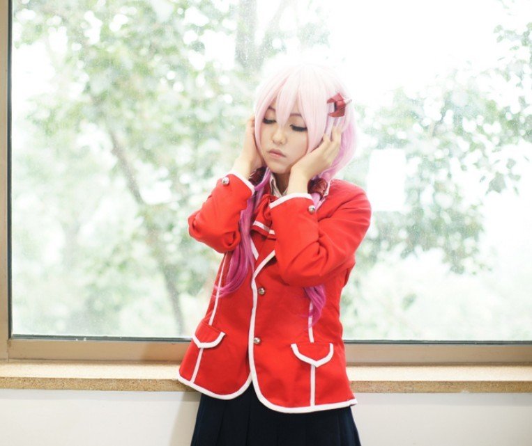 七夜娃娃《罪恶王冠》楪祈校服cos