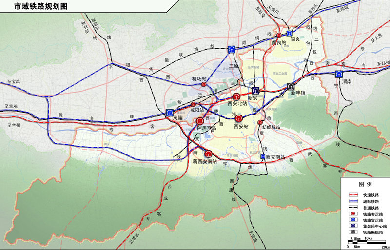 西安拟修15条地铁线建成后东到临潼南到户县