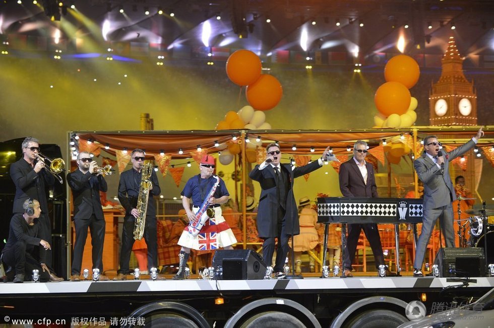 高清:疯狂乐队献唱伦敦奥运会闭幕式-奥运会,闭