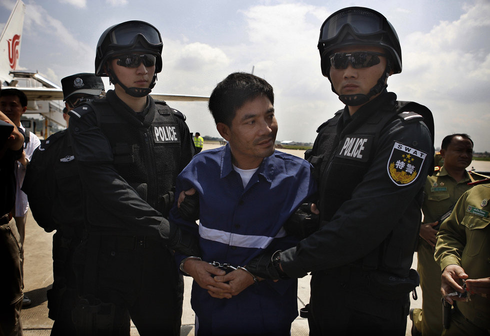 高清图:湄公河惨案昆明开审 主犯糯康当庭翻供