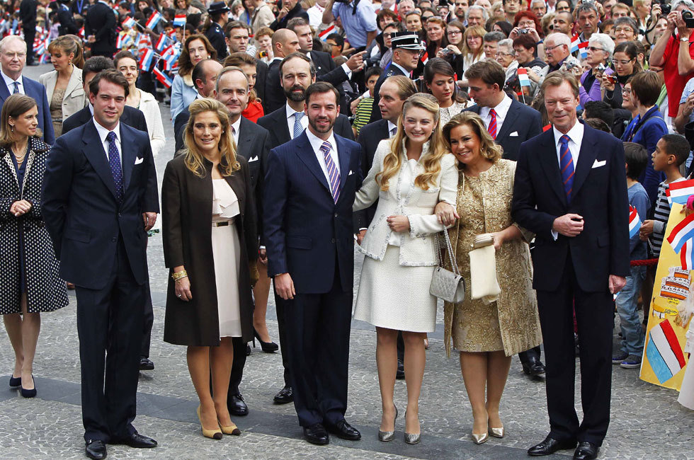 组图:欧洲袖珍小国卢森堡举行王室婚礼