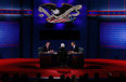 高清：美国总统大选最后一场辩论举行
