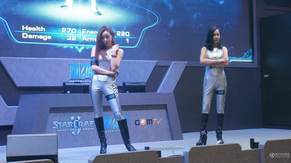 东方网-东方游戏-Gstar<em>美女</em>:星际2未来感霸气C