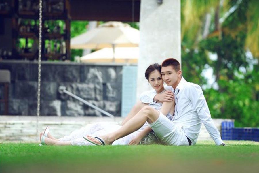 高清：孙悦爱妻自曝婚纱照 见证爱情求祝福图片