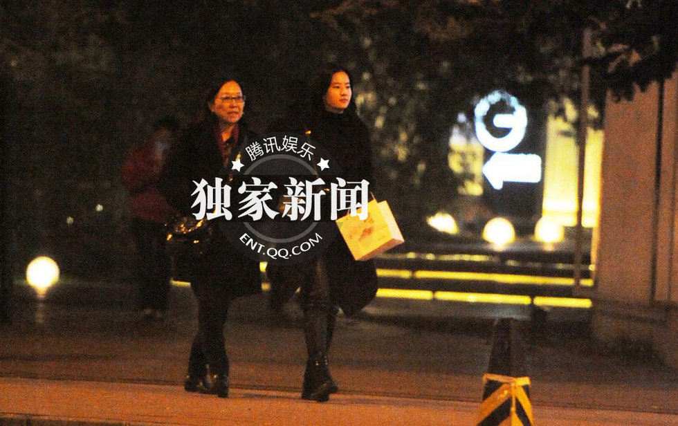 独家：刘亦菲获保安相助 大方付小费酬谢对方图片