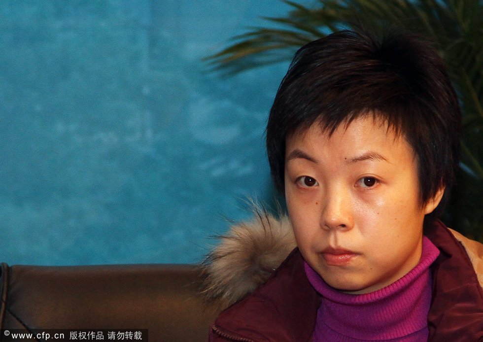 高清：张怡宁产后亮相 与恩师相聚女人味十足图片