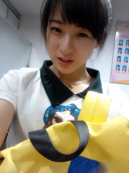 走红网络的校园萌妹子