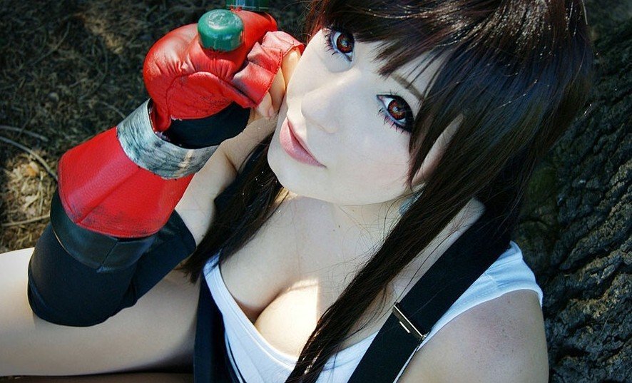 东方网-东方游戏-<em>性感</em>丰满妹子COS蒂法 挑战