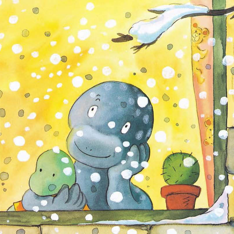 ★少儿漫画故事:小恐龙幼儿园·下雪了-少儿兴