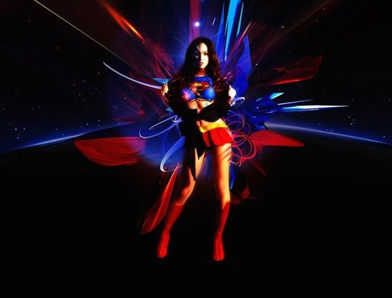 东方网-东方游戏-superwoman丰满亮相