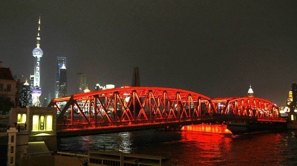 外白渡桥婚纱_上海外白渡桥(2)