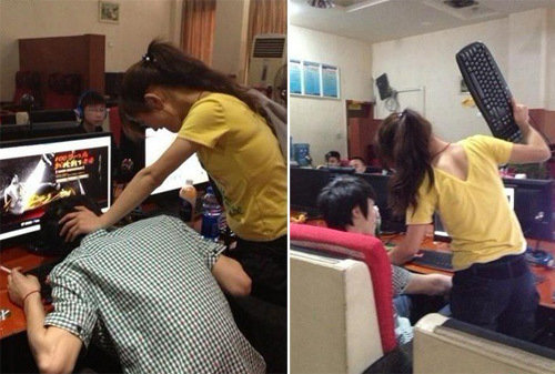 东方网-东方游戏-盘点<em>网吧</em>奇闻囧事:家长发通缉