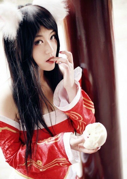 气质美女cos阿狸+演绎真人版<em>啦啦啦德玛西亚</em>