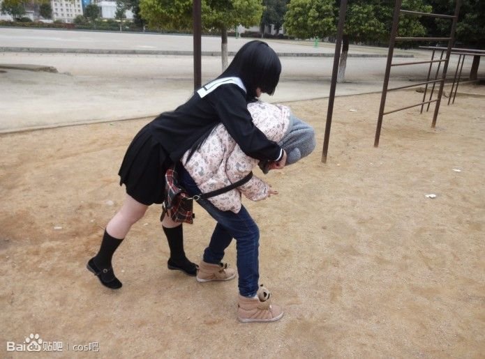 国产妹子cos地狱少女 学生服的恐怖诱惑