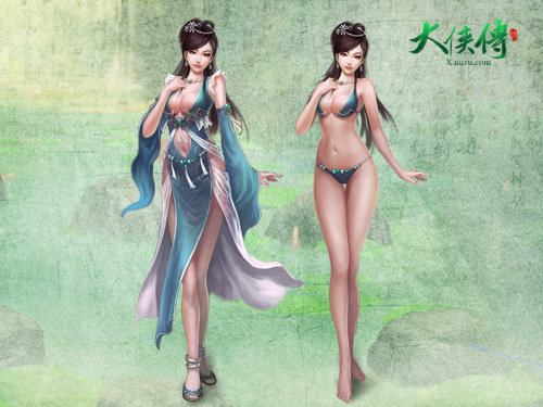 东方网-东方游戏-首曝清凉<em>女仆</em>私密照 <em>大侠传</em>仆