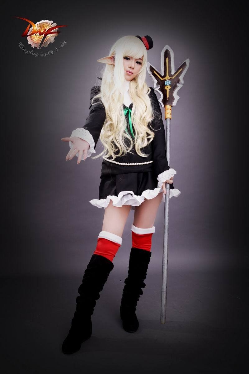 东方网-东方游戏-DNF萌教主糖小幽COS 用超