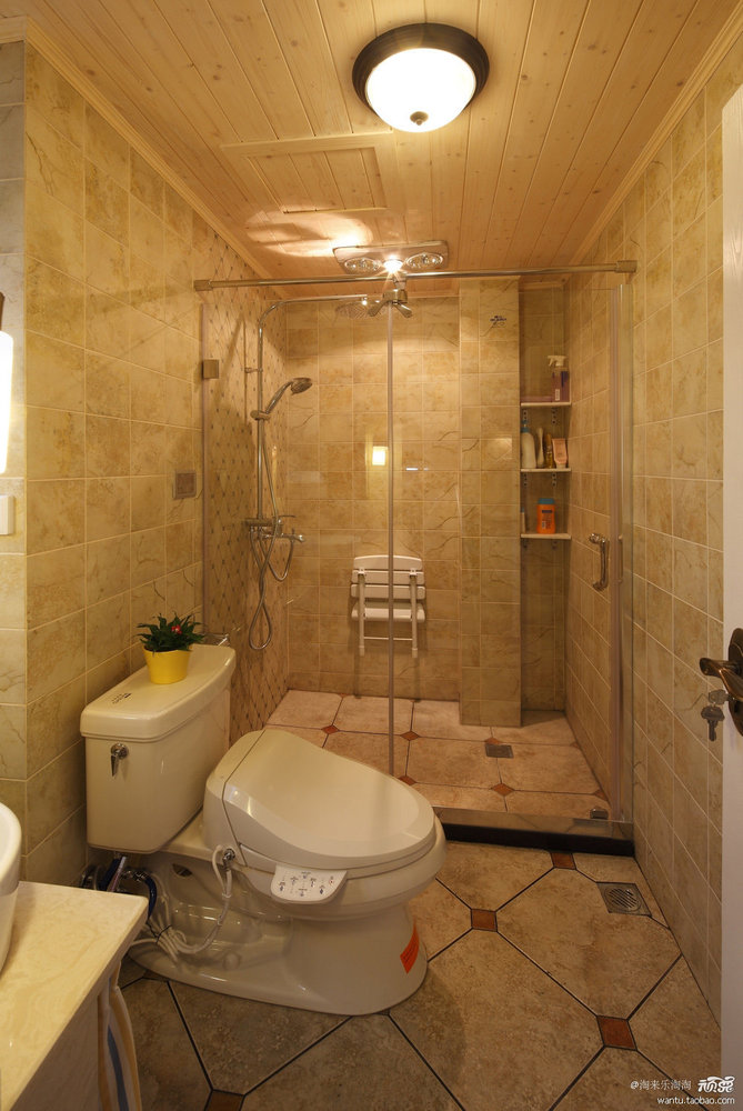 小空间大梦想 65平米旧房变美式风格