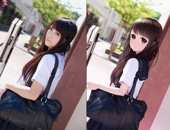 组图:性感<em>动漫</em>少女与<em>真人美女</em> 你更喜欢哪一个