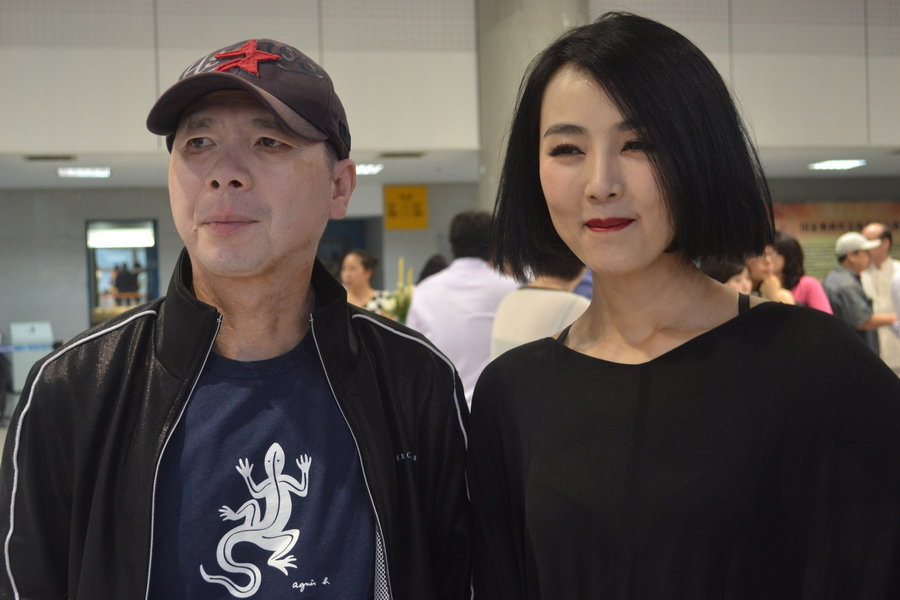 高清:姜宏波华丽助阵《富春山居图》首映庆典