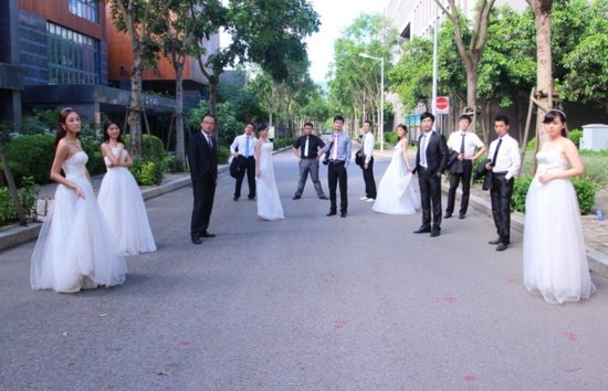 厦门工学院毕业婚纱照图片