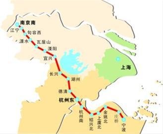 宁杭高铁地图
