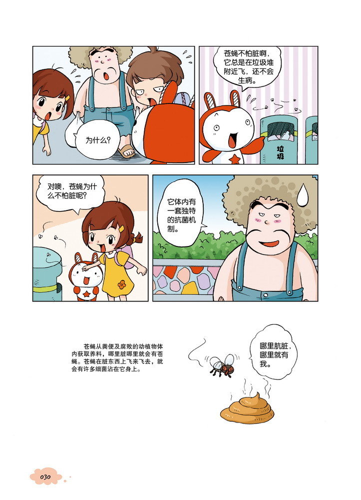 少儿漫画十万个为什么:为什么苍蝇不怕脏