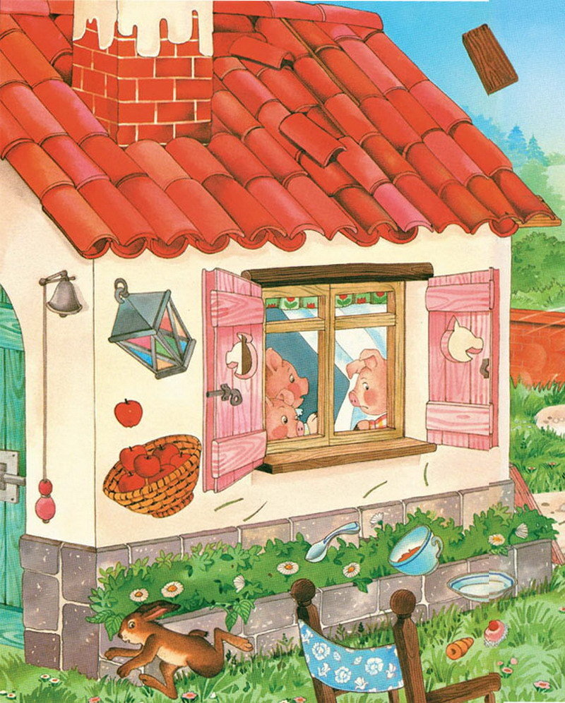 少儿漫画故事:三只小猪