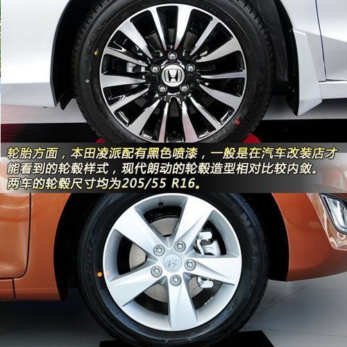 14辐式铝合金轮毂,内表面配有黑色喷漆,一般是在汽车改装店才高清图片