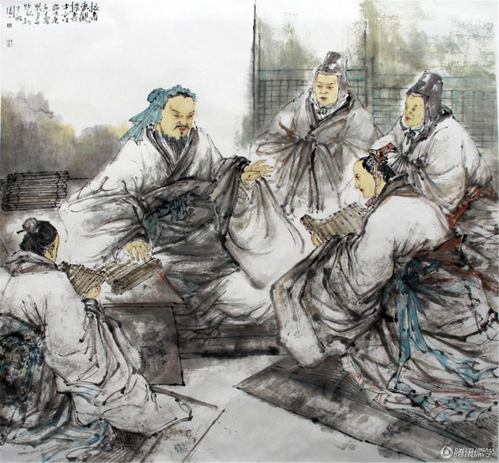 二十四幅国画解读经学大师许慎生平