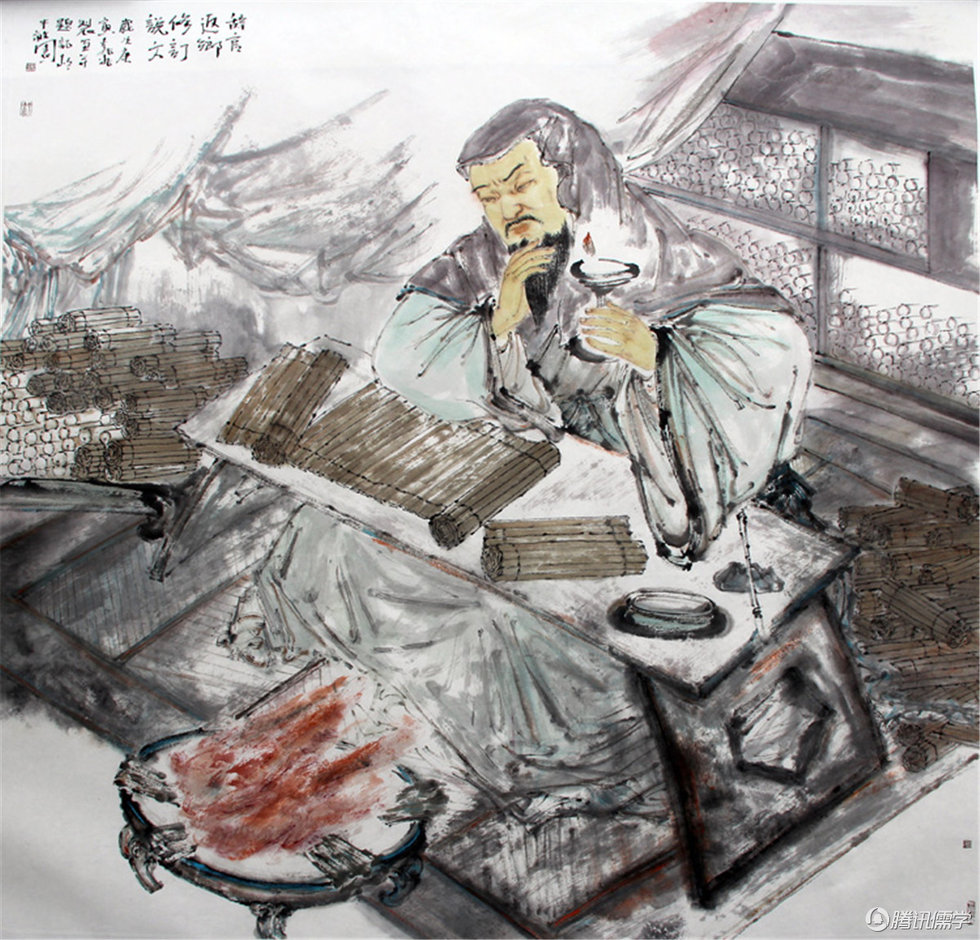 二十四幅国画解读经学大师许慎生平