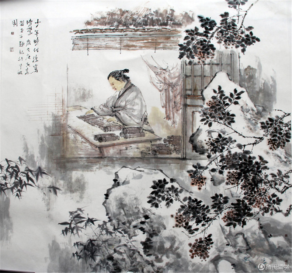 二十四幅国画解读经学大师许慎生平