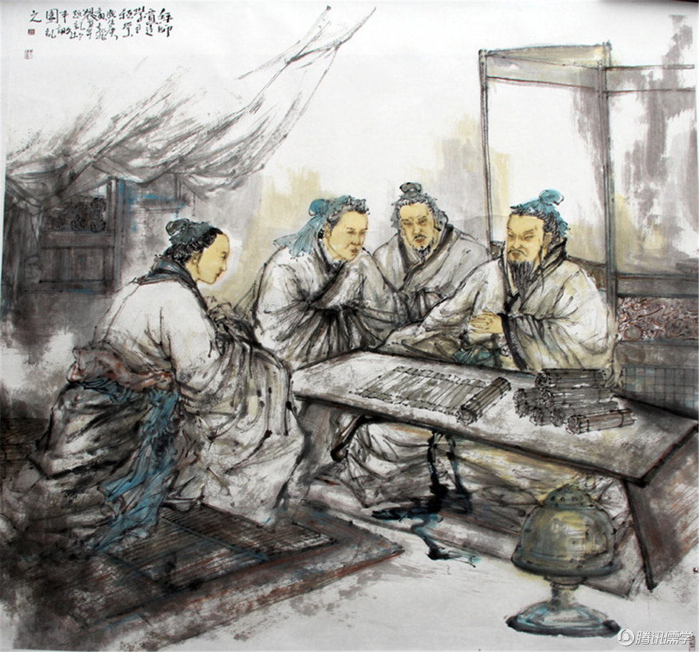 二十四幅国画解读经学大师许慎生平