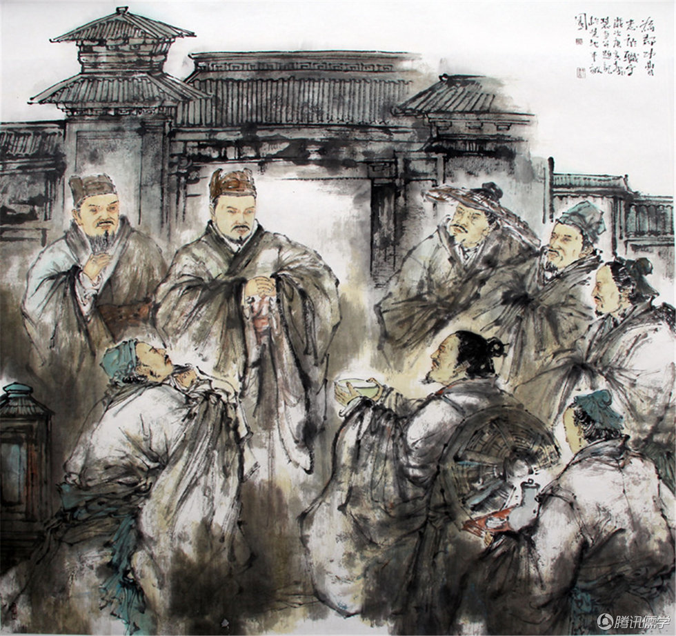 二十四幅国画解读经学大师许慎生平