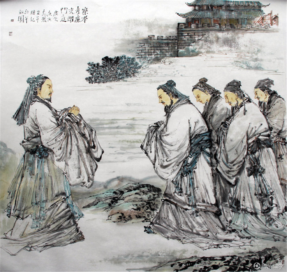 二十四幅国画解读经学大师许慎生平