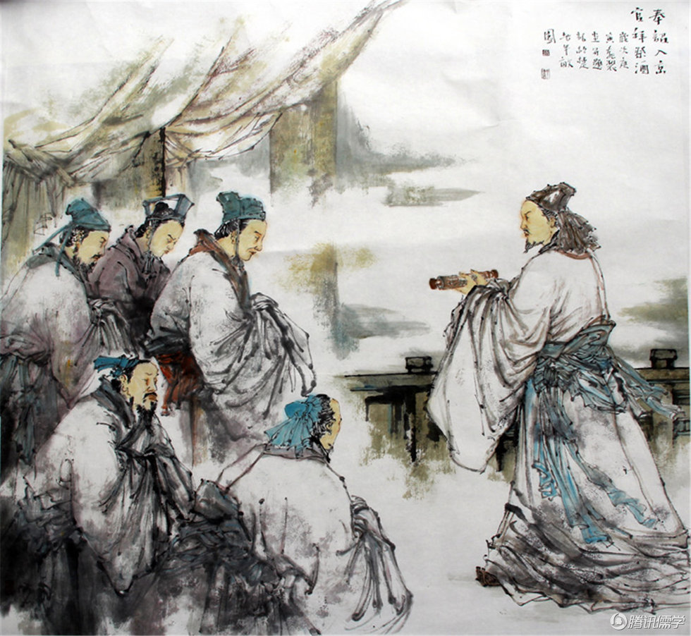 二十四幅国画解读经学大师许慎生平