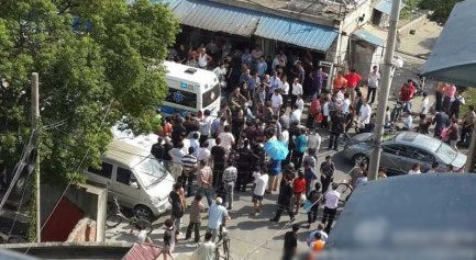 上海一男子国庆持刀砍人致1死5伤